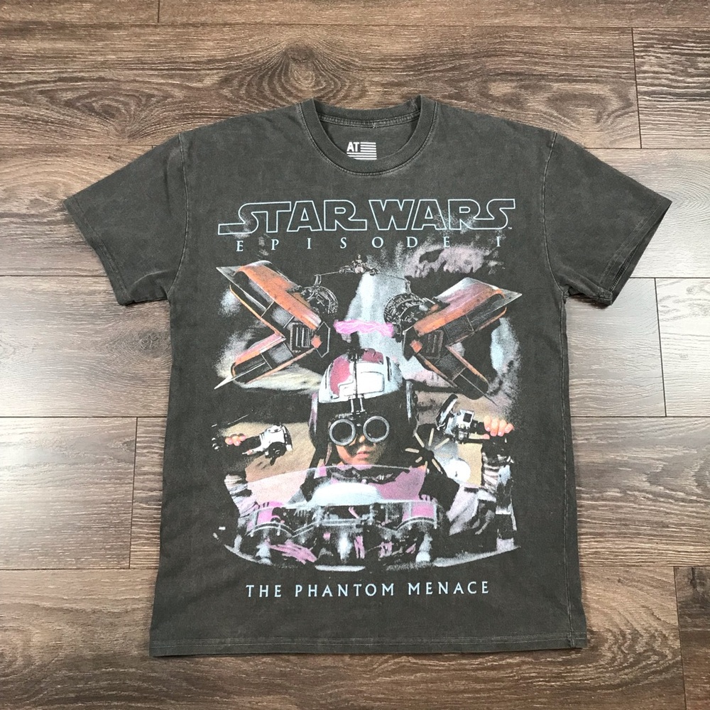 Star Wars Episode 1 The Phantom Menace Anakin Skywalker Mens Retro Style T-Shirt